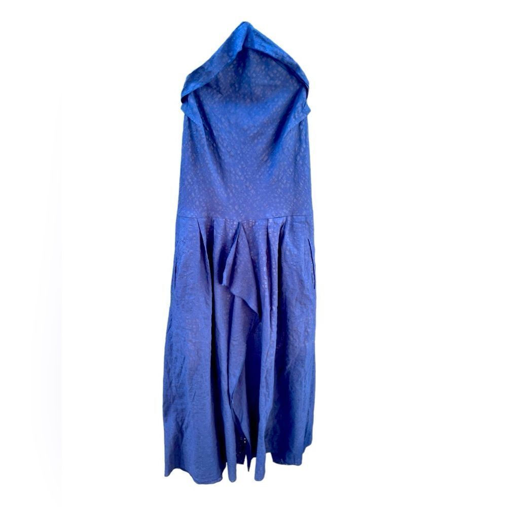 Roland Mouret silk lined navy blue dress